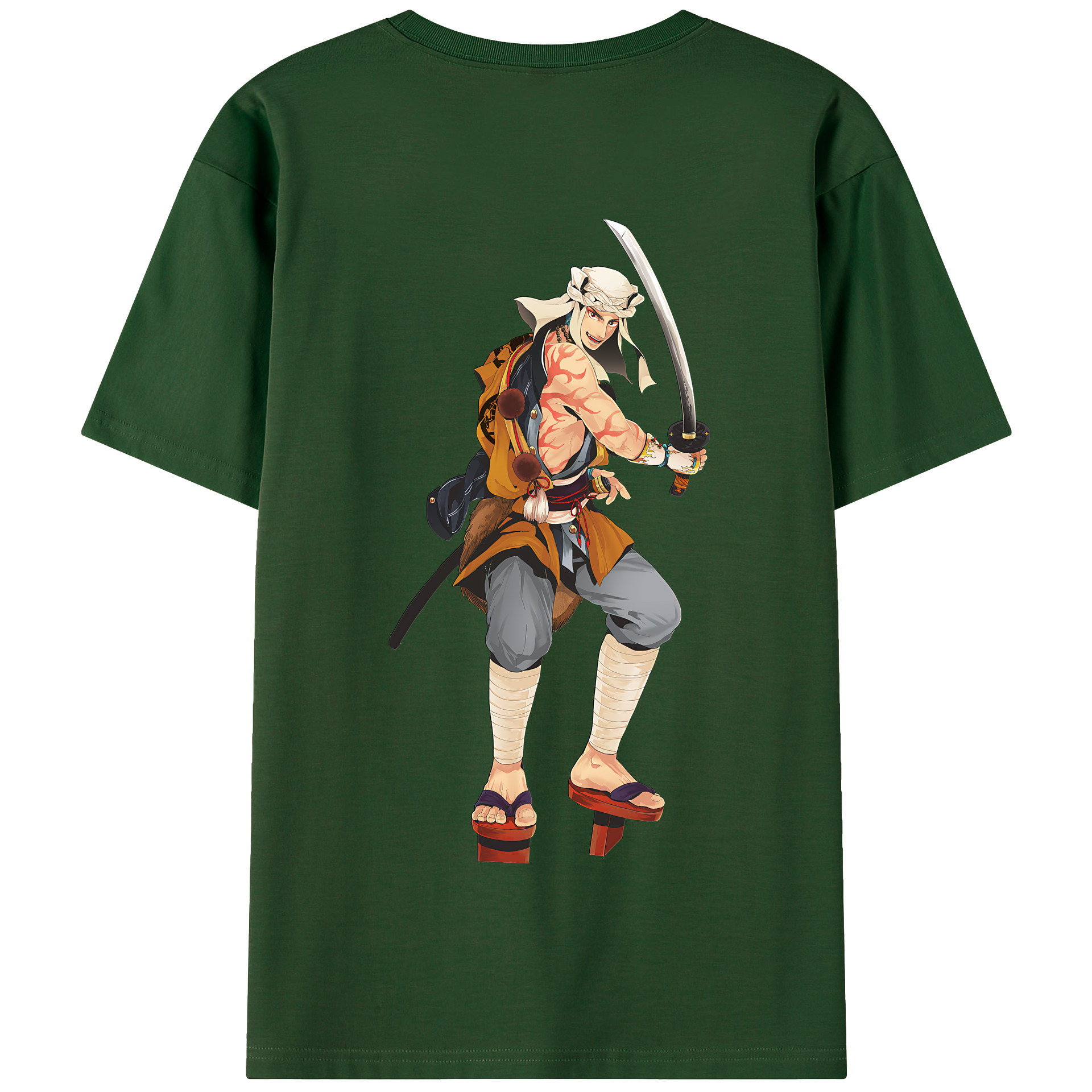 （画像用） 刀剣乱舞 Touken Ranbu 綿100％半袖Tシャツ（背面プリント）